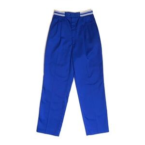Lord isaacs Blue pants w varsity stripe waistband